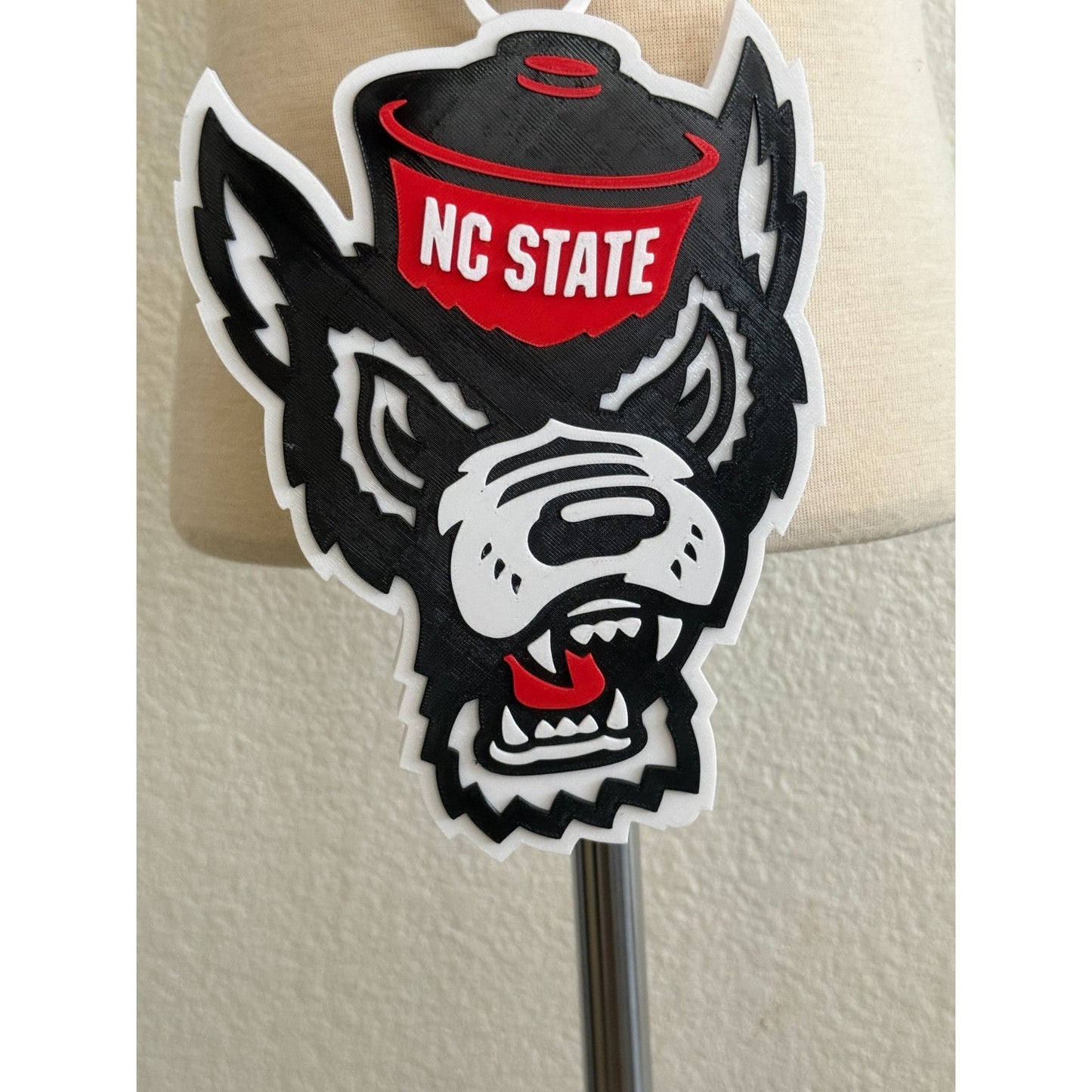 North Carolina State Wolfpack Logo Necklace & Oversized Chain, Think And Do.