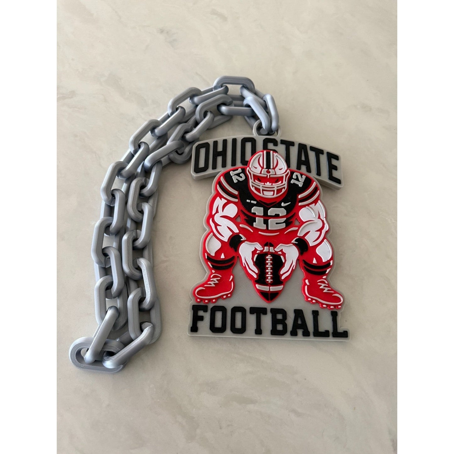 Ohio State Gritty Oversized Logo Fan Turnover Chain
