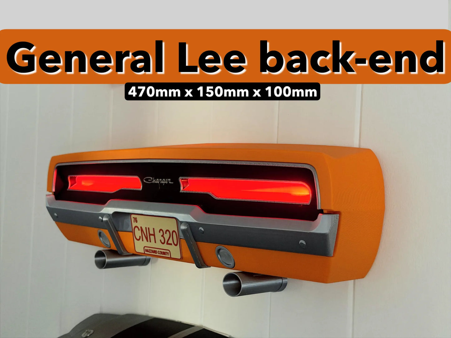 General Lee From Dukes Of Hazzard Rear End
