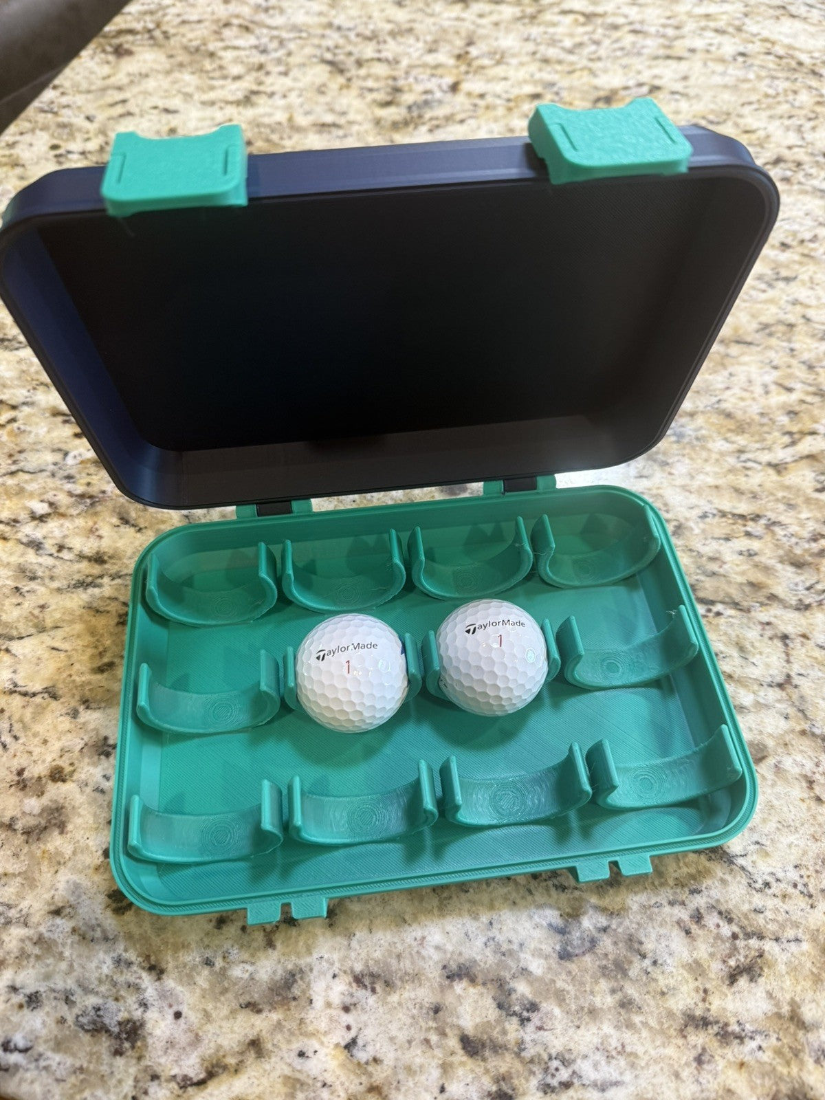 Seattle Mariners golf ball box 3d printed Fits 12 golf balls. Balls not included
