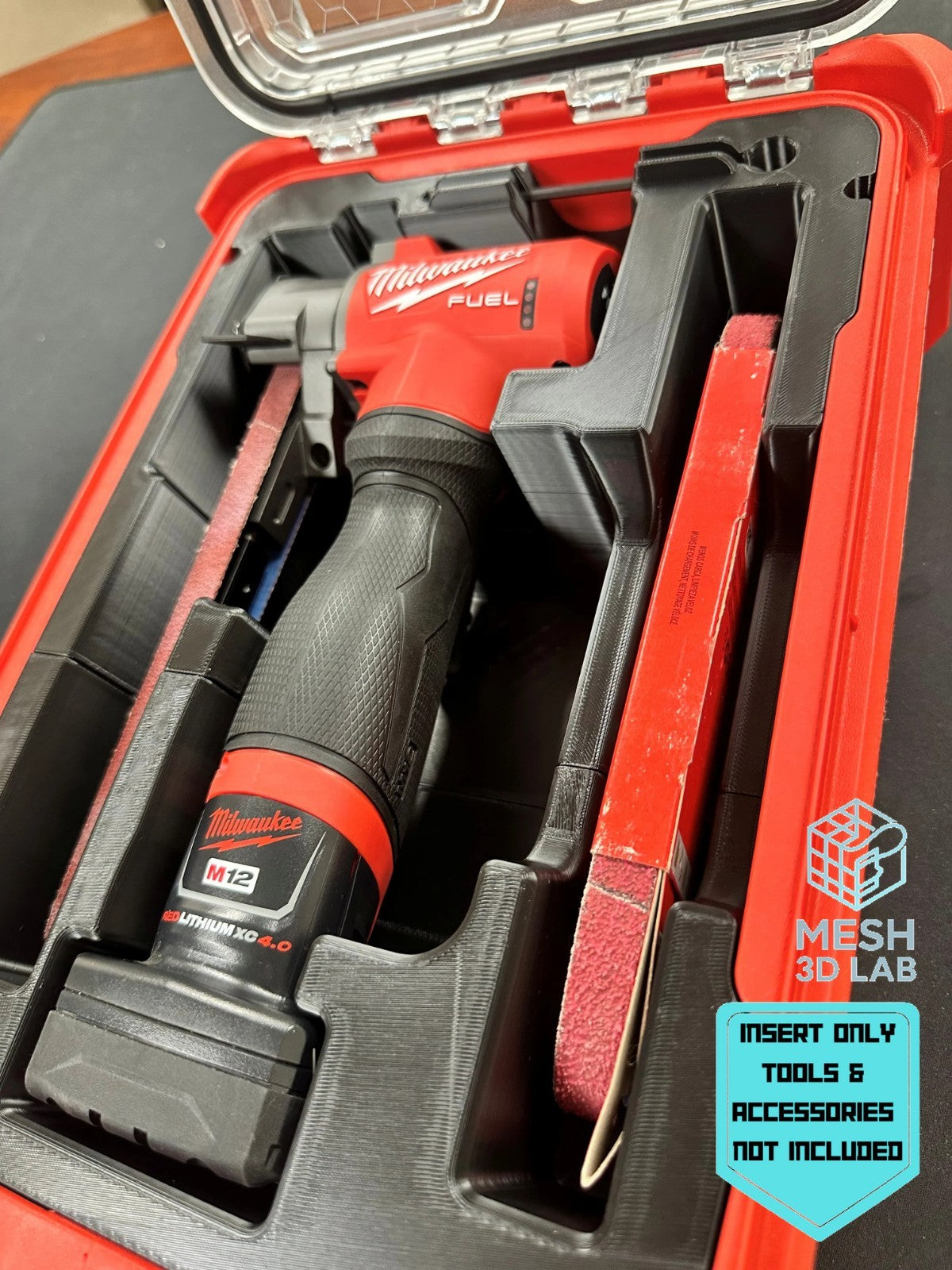 Fits Milwaukee M12 2482-20 Band File PACKOUT Organizer Insert (Insert Only)