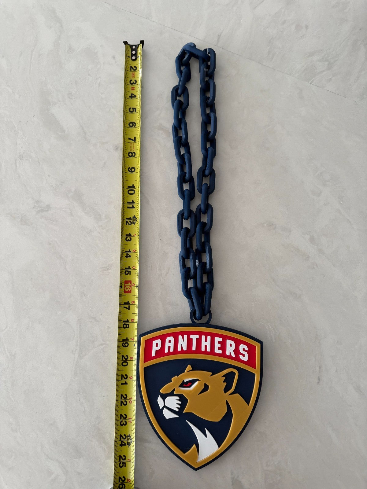 Florida Panthers Logo Oversized Necklace Pendant Chain HandMade 3D Printed