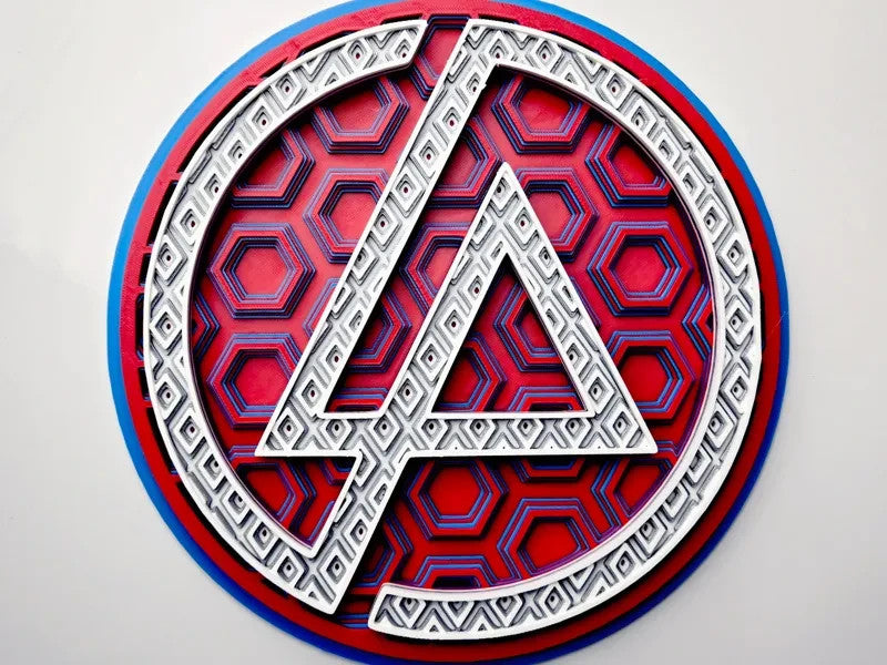 Linkin Park Wall Art Or Display 3D printed Dimensional Mosaic