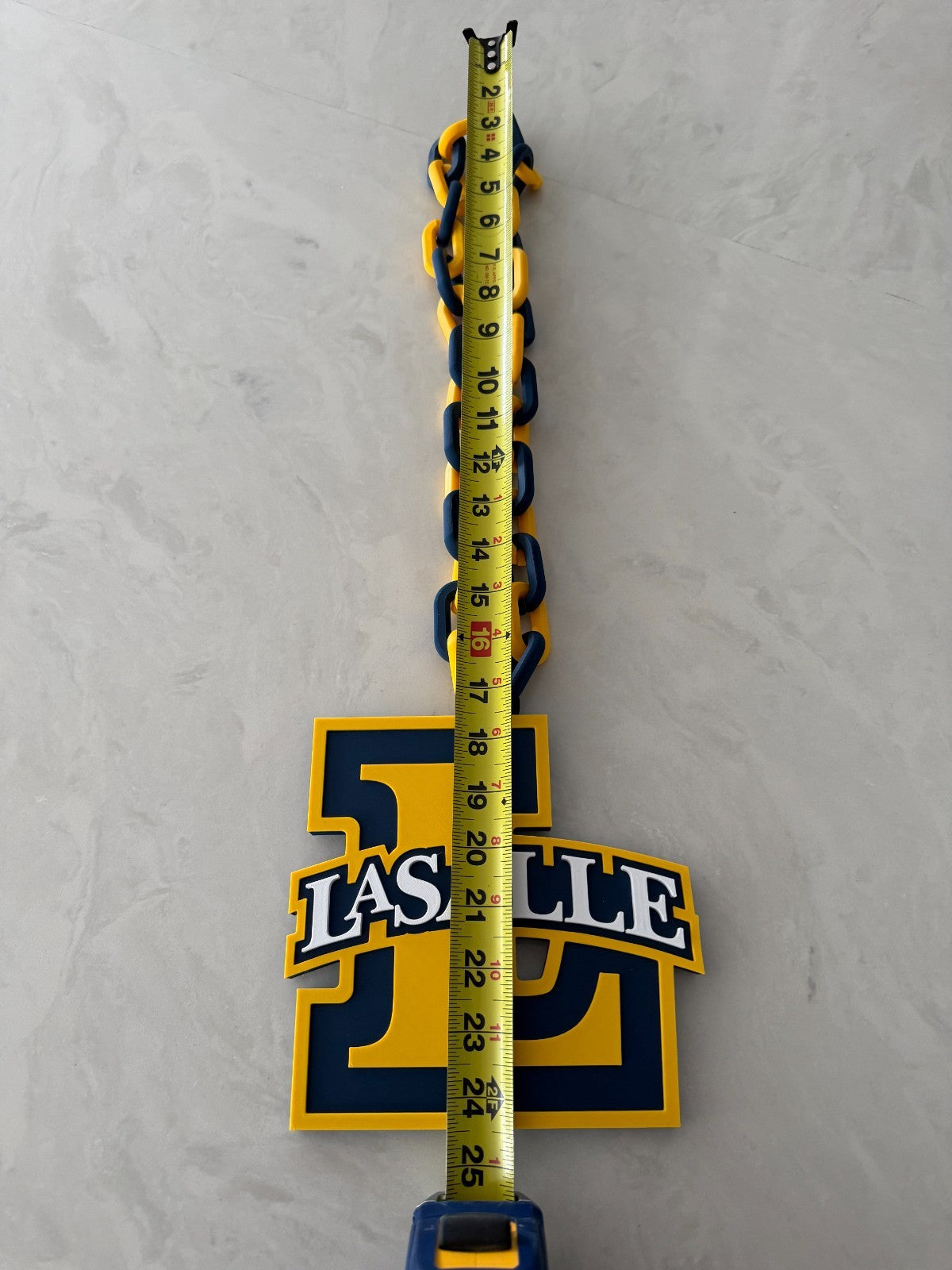 La Salle Explorers Oversized Necklace Hype Chain HandMade 3D Printed