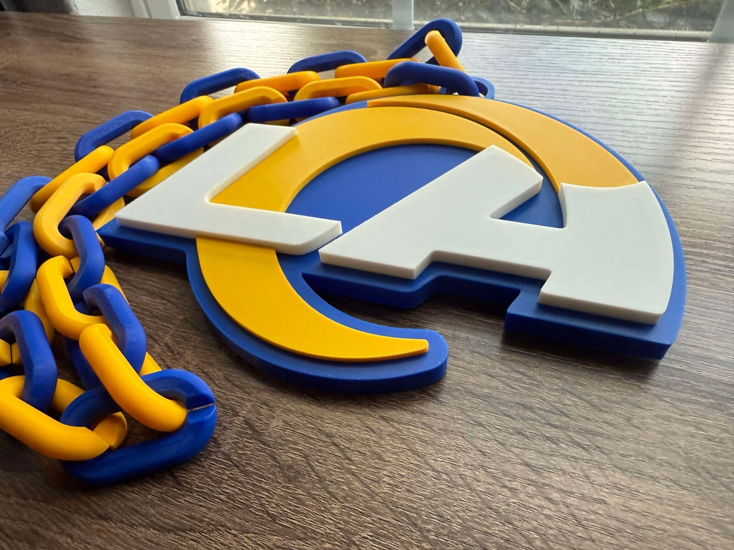 Los Angeles Rams Oversized Necklace, Hype Chain [Made To Order]