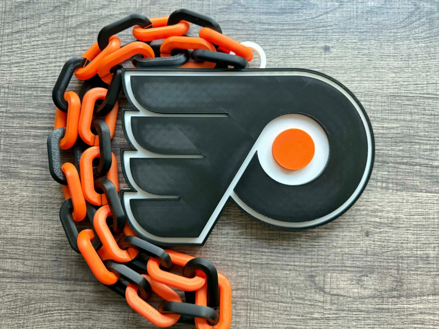 Philadelphia Flyers Oversized Necklace, Hype Chain [Made To Order]