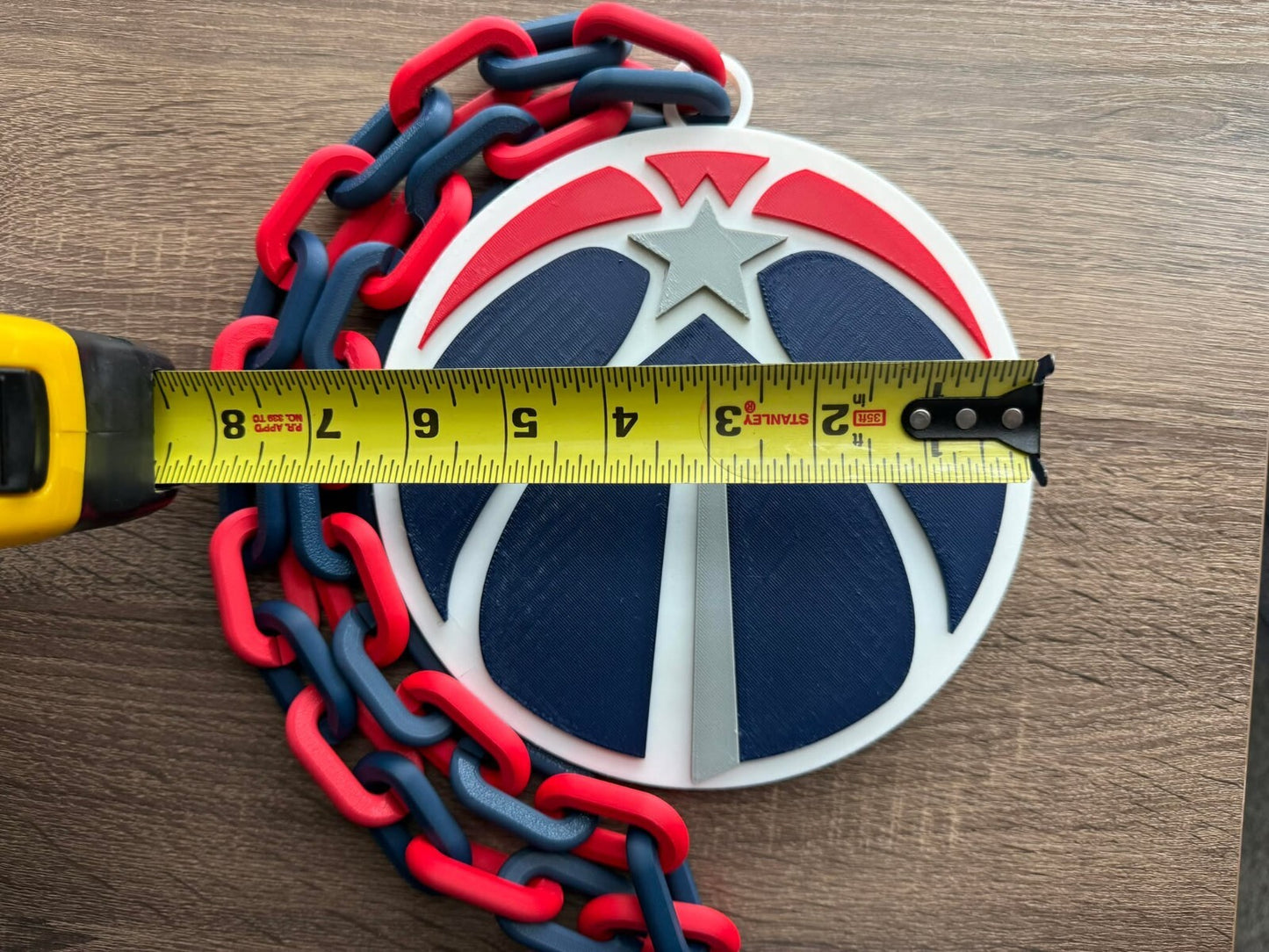 Washington Wizards Oversized Necklace, Hype Chain [Made To Order]