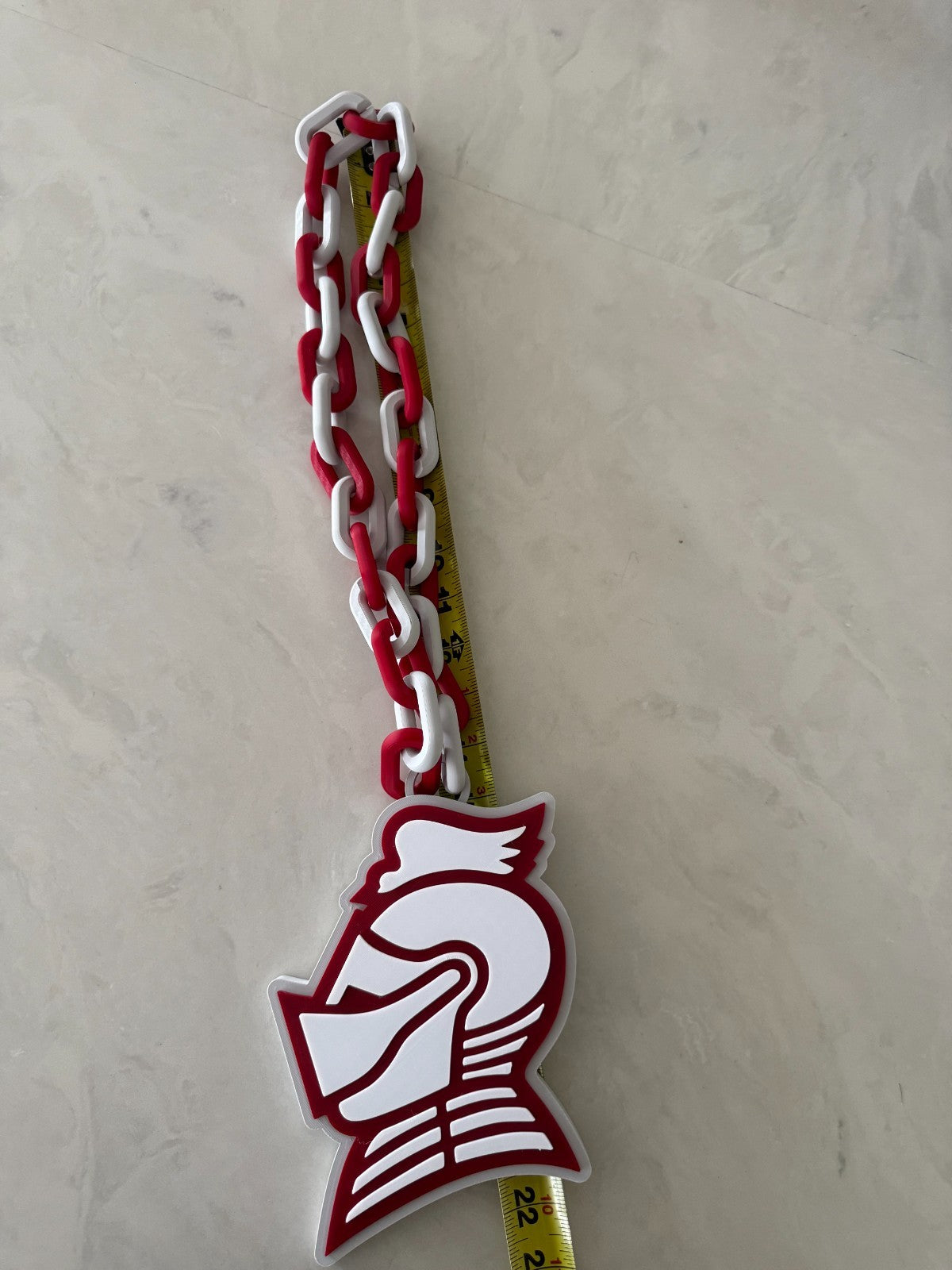 Bellarmine Knights Oversized Fan Logo Necklace, Hype Chain