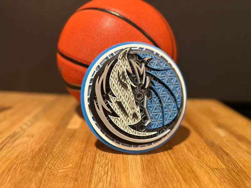 Dallas Mavericks Wall Art Or Display 3D printed Dimensional Mosaic