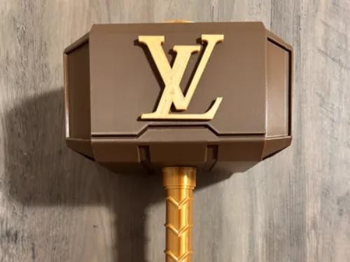 Clothes Louis Vuitton themed Mjolnir Thor's Hammer