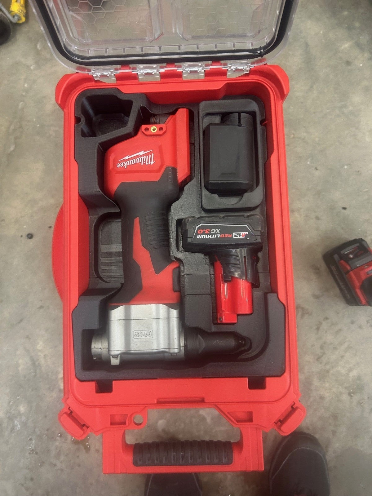 Fits Milwaukee M12 2550-20 Rivet Tool PACKOUT Organizer Insert (Insert Only)