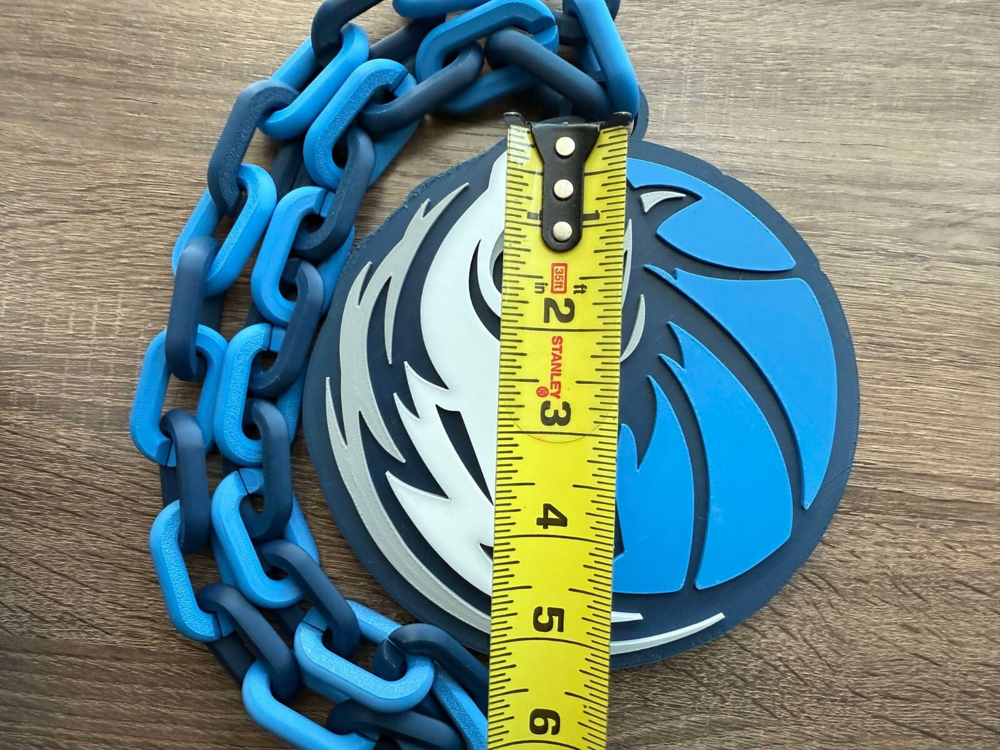 Dallas Mavericks Oversized Necklace, Pendant Chain