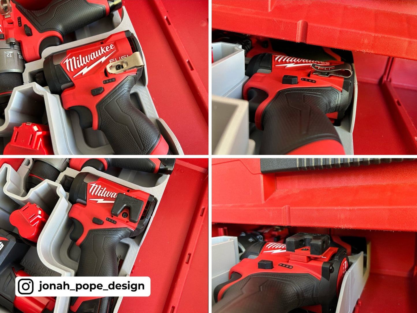 Milwaukee Packout Toolbox Drawer Insert for M12 Drill/Driver Gen3  (Insert Only)