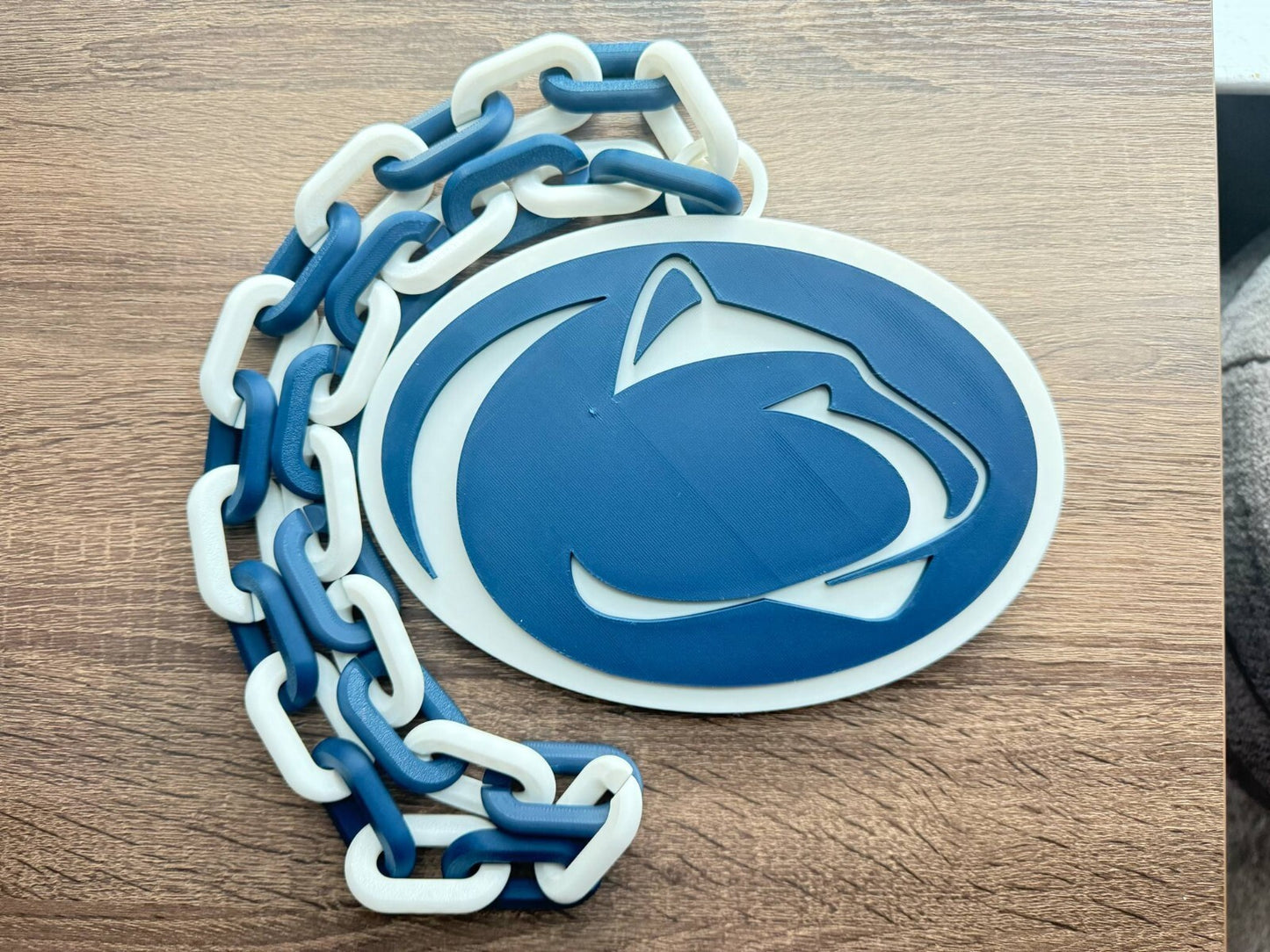 Penn State Nittany Lions Oversized Necklace, Pendant Chain