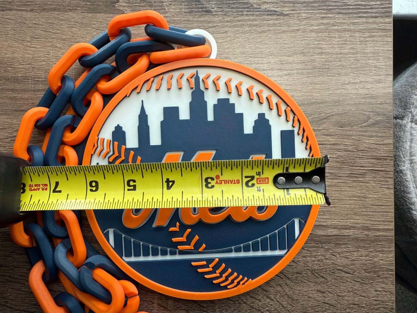 New York Mets V2 3D Printed Sports Chain, Necklace [Made to Order]