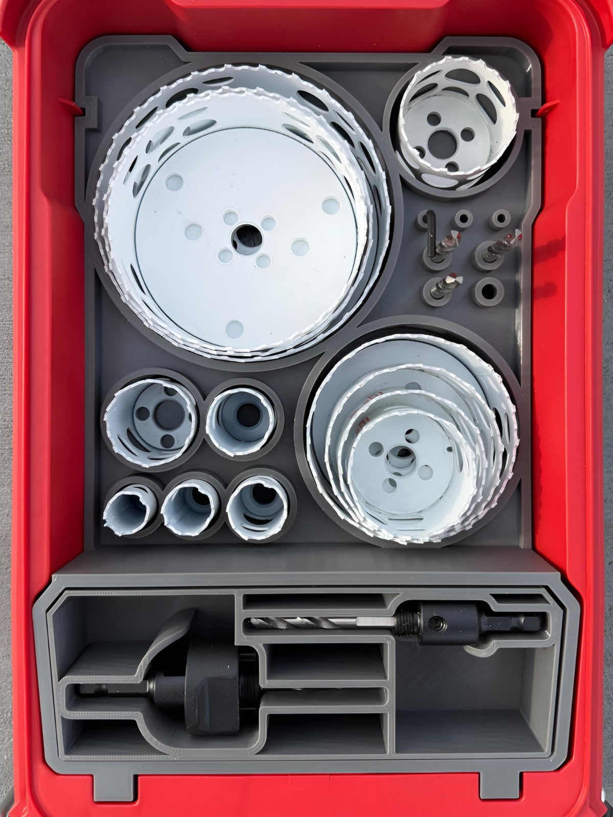 Insert for Milwaukee HOLE DOZER 21pc Hole Saw Bit Set & Packout Organizer