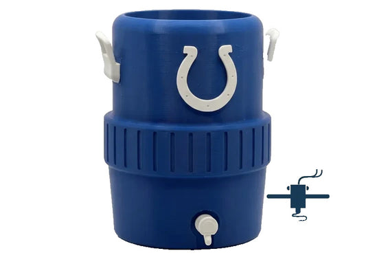 Indianapolis Colts Koozie 3D Printed 12 Oz Cans
