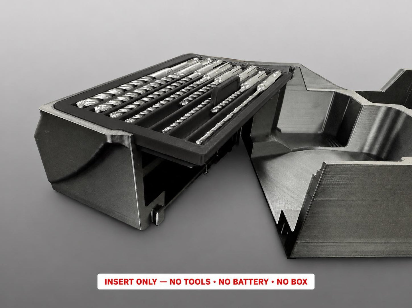 Milwaukee Packout Insert for M12 FUEL 12V 5/8 SDS Rotary Hammer | 3D Printed