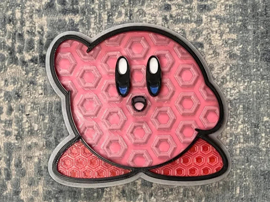 Kirby Wall Art Or Display 3D printed Dimensional Mosaic