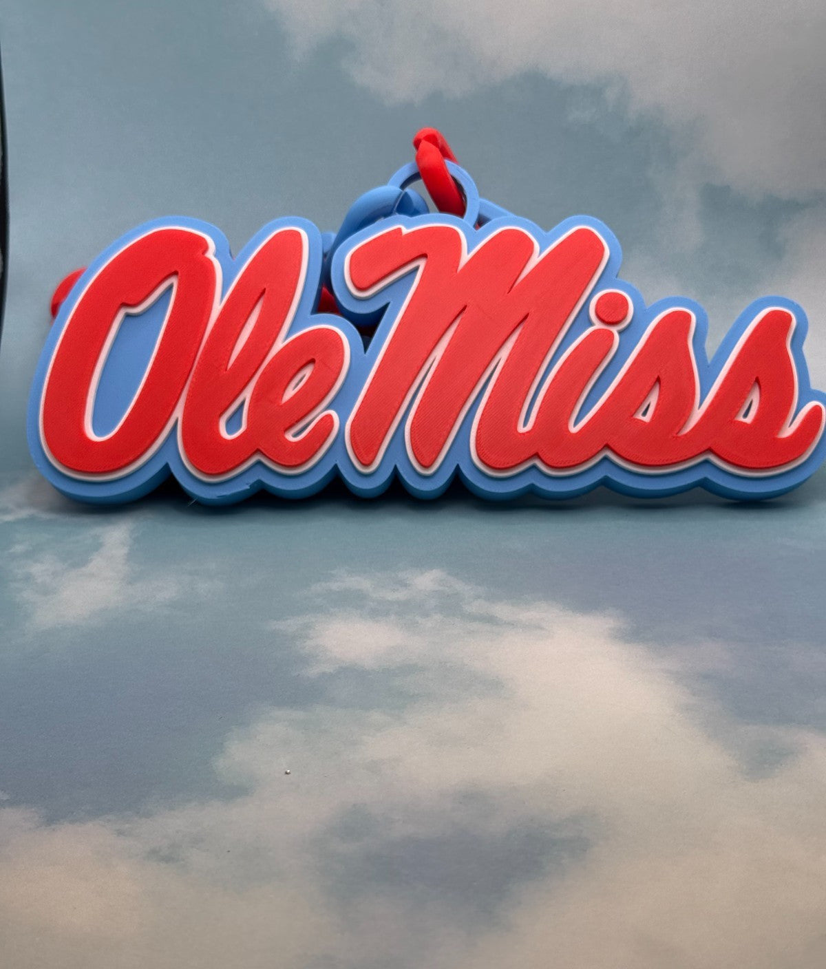 Ole Miss Rebels Logo Oversized Necklace & Chain