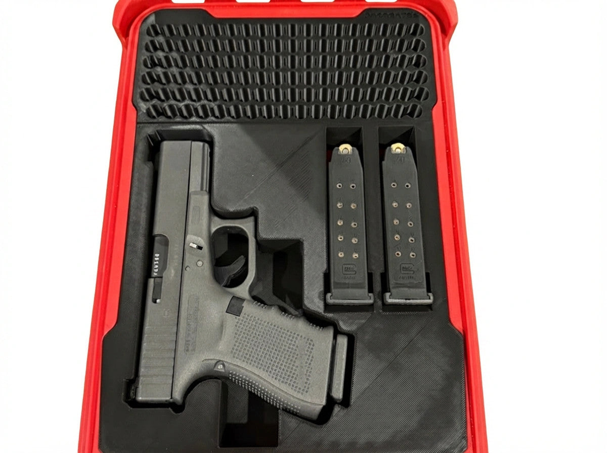 Glock 19 / 23 0.40 Cal Gen 4 Milwaukee PACKOUT Low Profile Bin (Insert Only)
