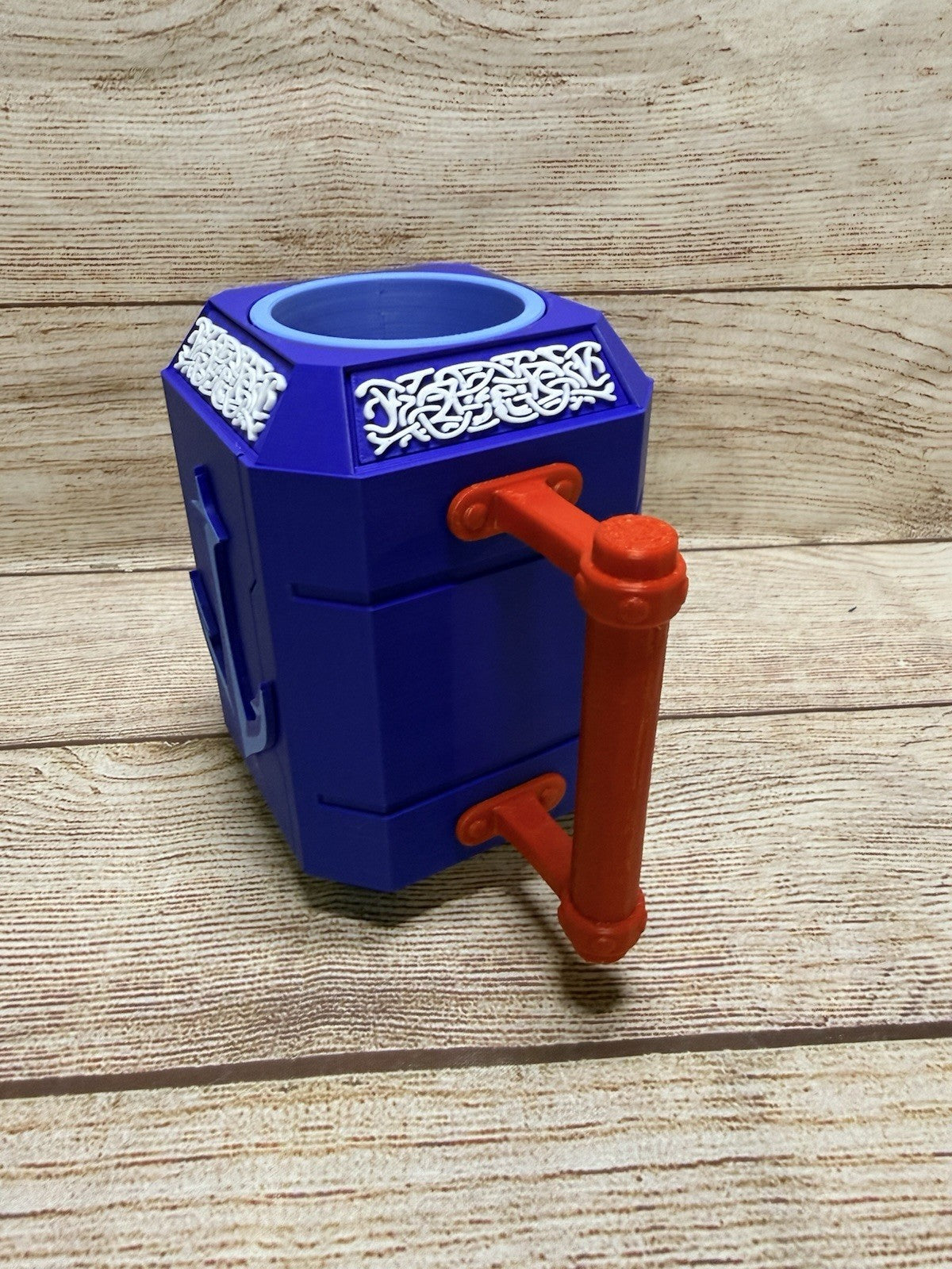 Seattle Kraken Mjolnir Inspired Drink Koozie Thor’s Hammer 3D printed