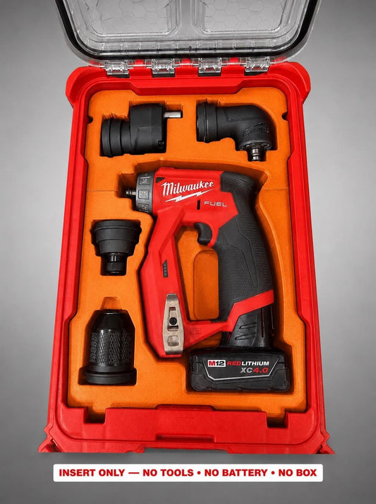Milwaukee Packout Insert for M12 Fuel Installation Drill Driver | 3D Printed