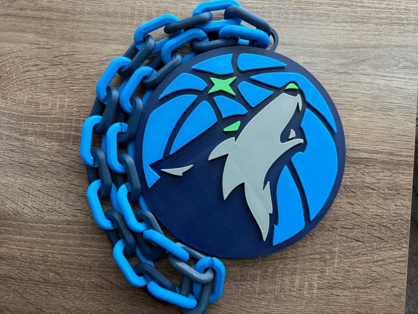 Minnesota Timberwolves Oversized Necklace, Hype Chain [Made to Order]