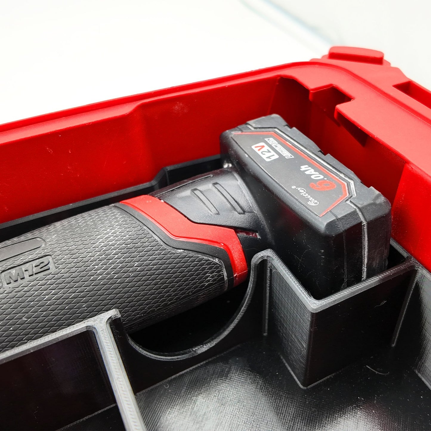 M12 Detail Sander Organizer for Milwaukee Compact Packout (Insert Only)