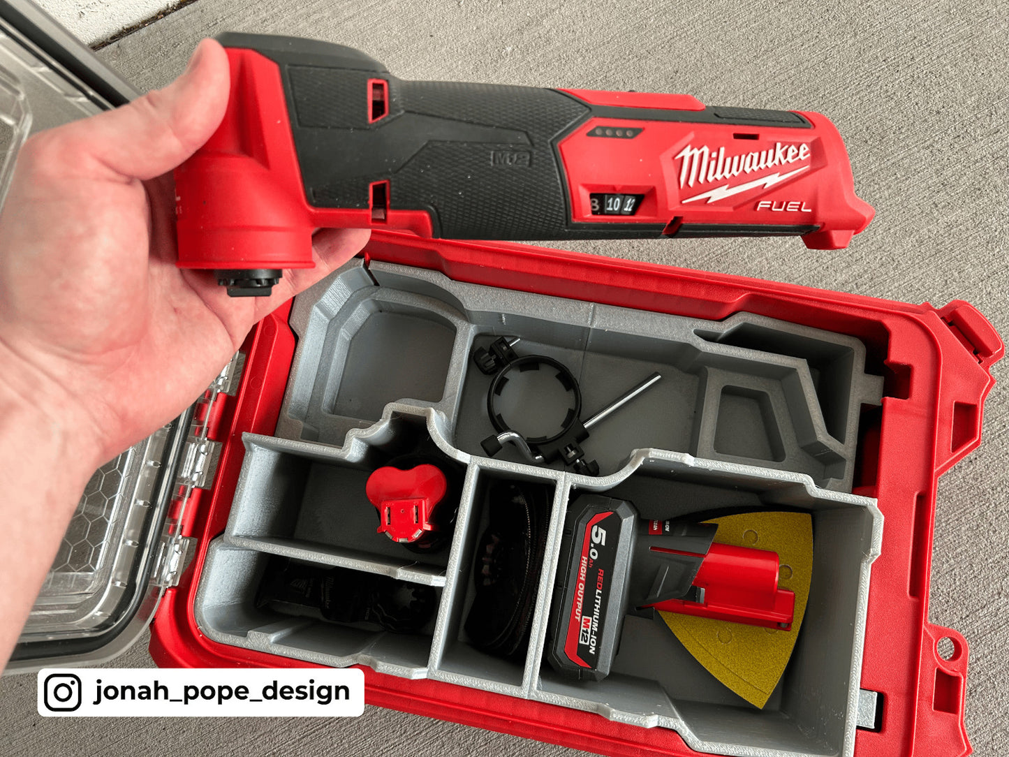 Milwaukee Packout Insert for M12 Fuel Multi-tool  (Insert Only)