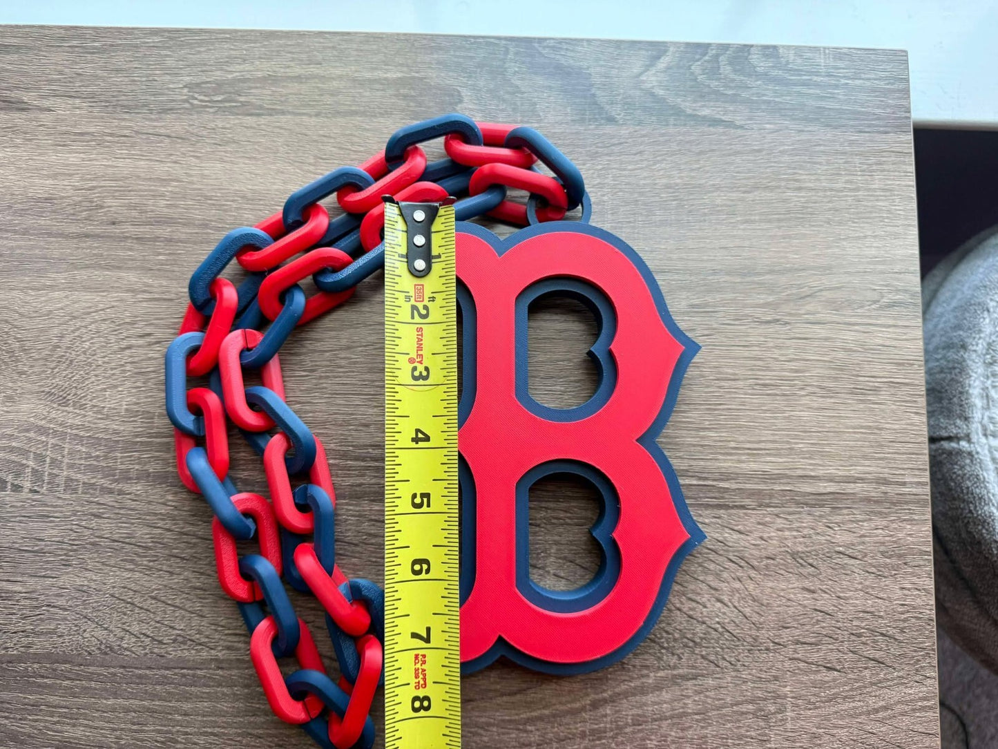Boston Red Sox Oversized Necklace, Pendant