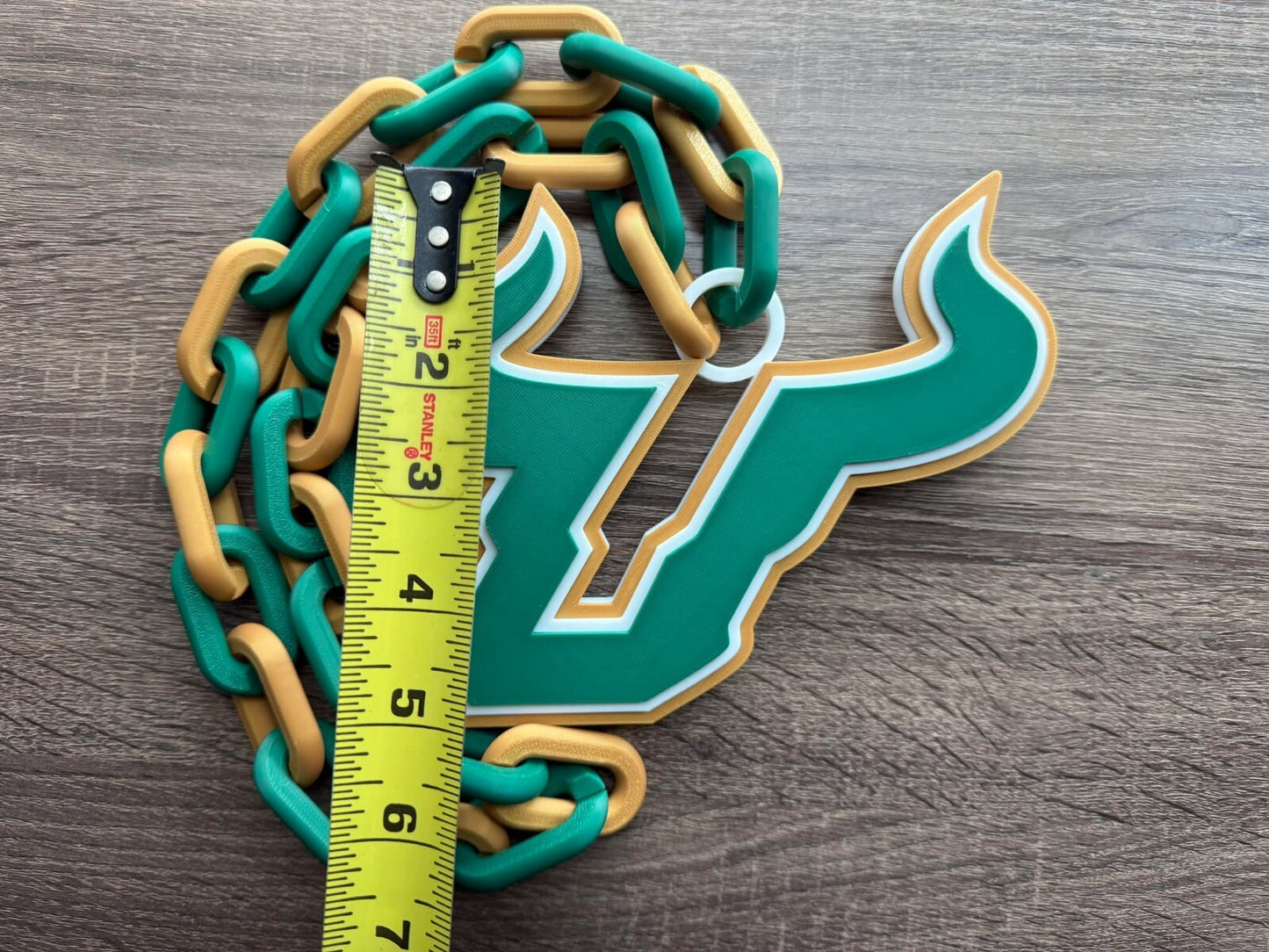 South Florida Bulls Oversized Necklace, Hype Chain [Made To Order]