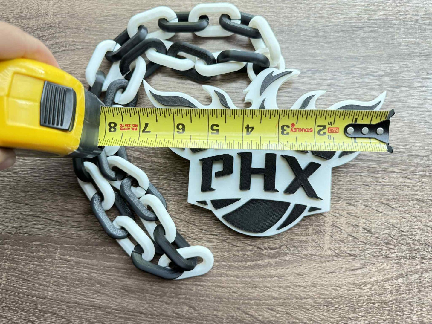 Phoenix Suns Oversized Necklace, Pendant Chain [Made to Order]