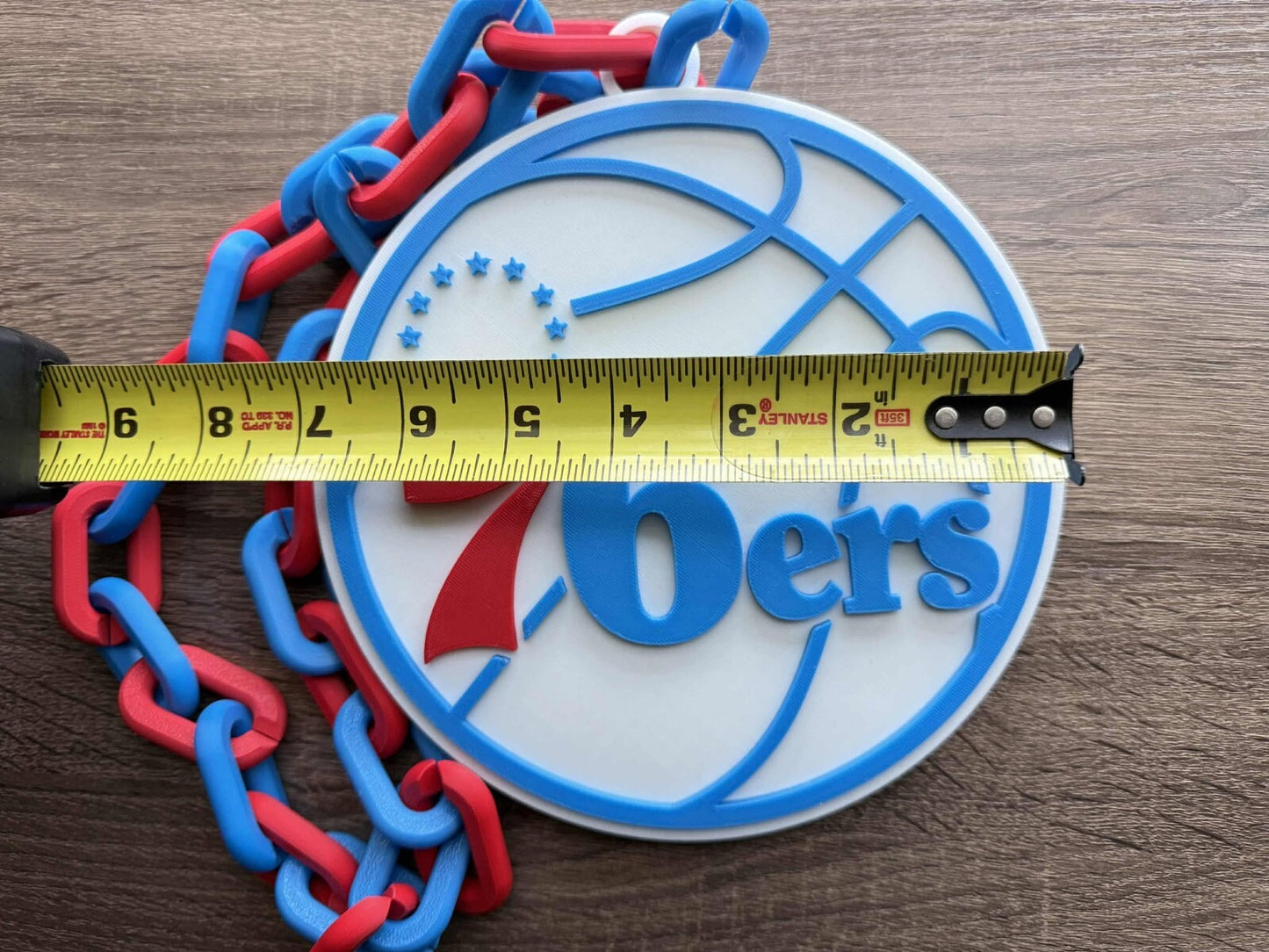 Philadelphia 76ers Oversized Necklace, Pendant [Made to Order]