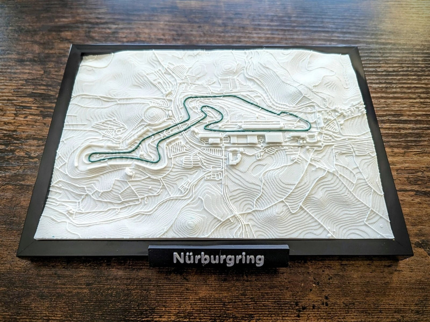 Nurburgring Germany 3D Racing F1 Circuit Map