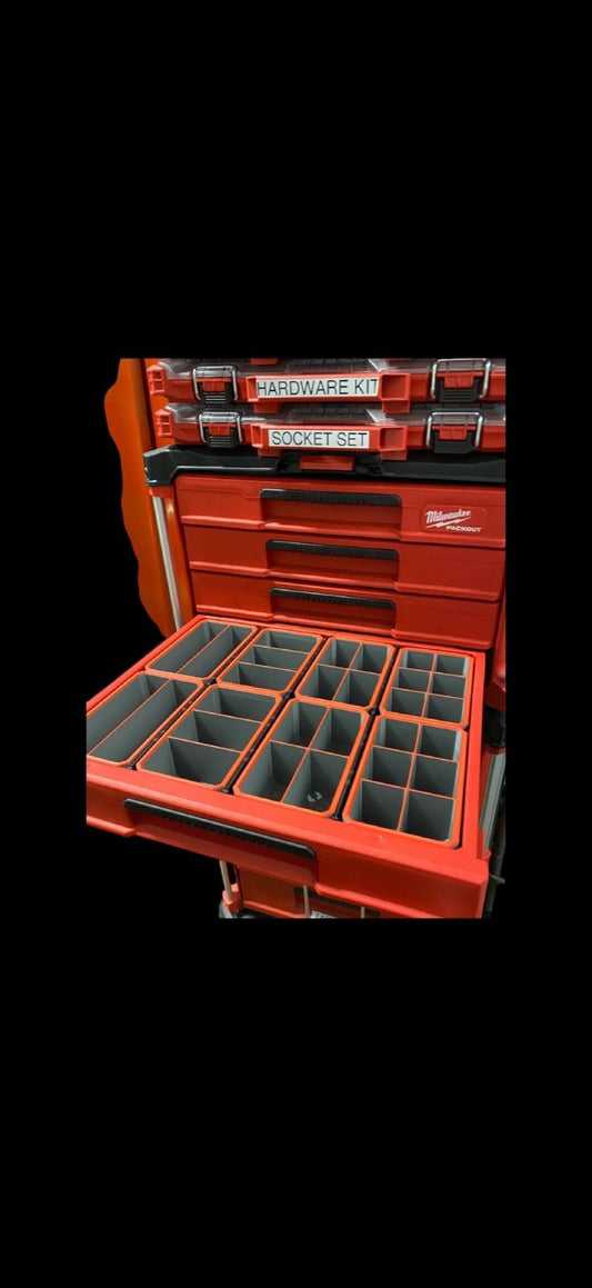 MILWAUKEE PACKOUT - 4 DRAWER BINS