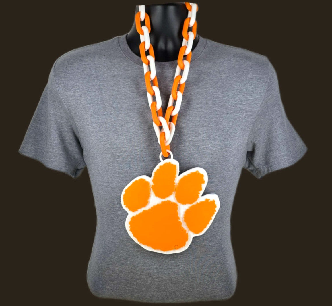 Clemson Tigers Fan Chain NCAA Turnover Chain Oversized Necklace Game Day Merch