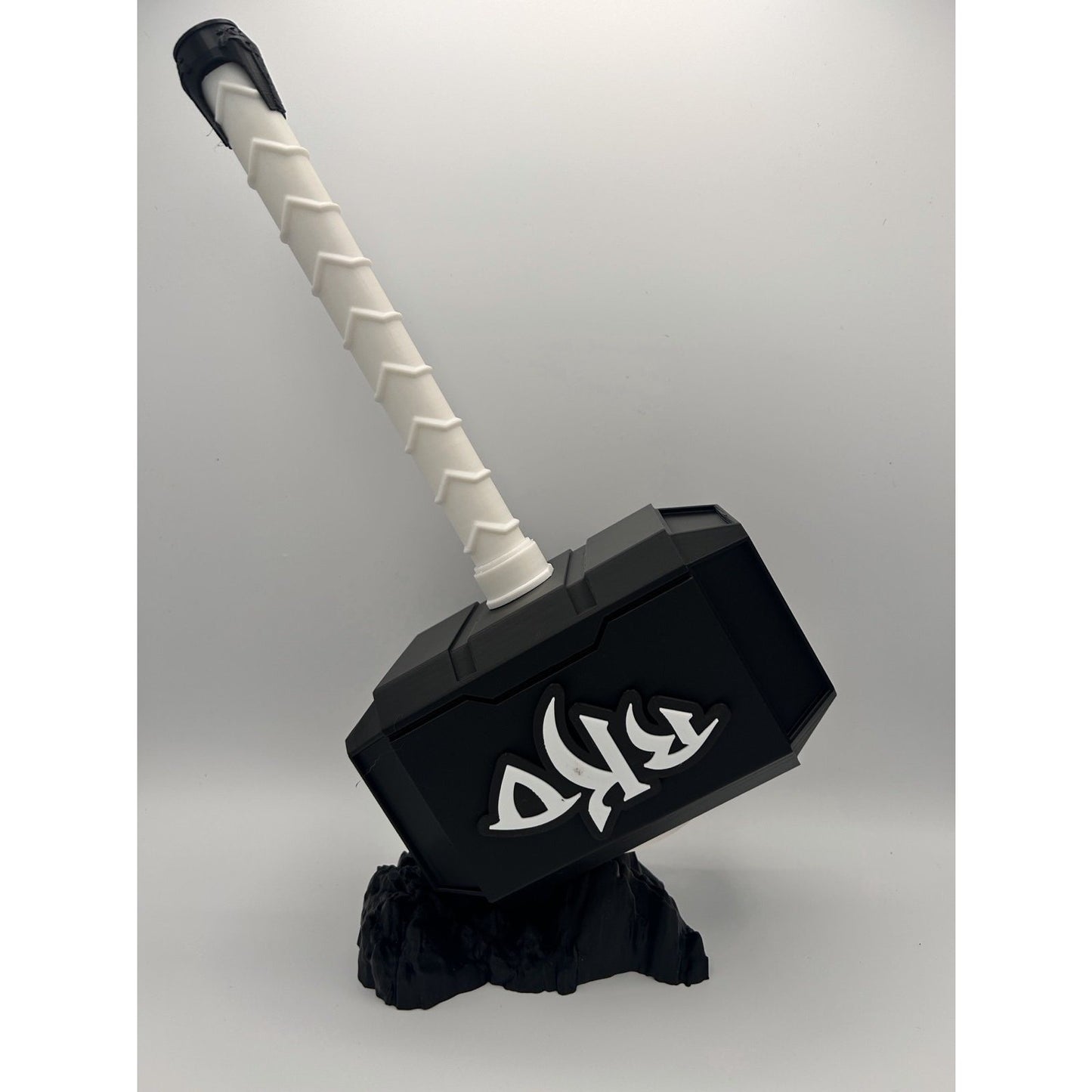 Randy Orton WWE inspired Thor hammer and rock stand