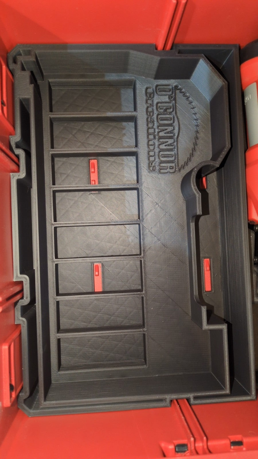 Fits Milwaukee M12 2448-20 Cable Stapler PACKOUT Drawer Insert (Insert Only)