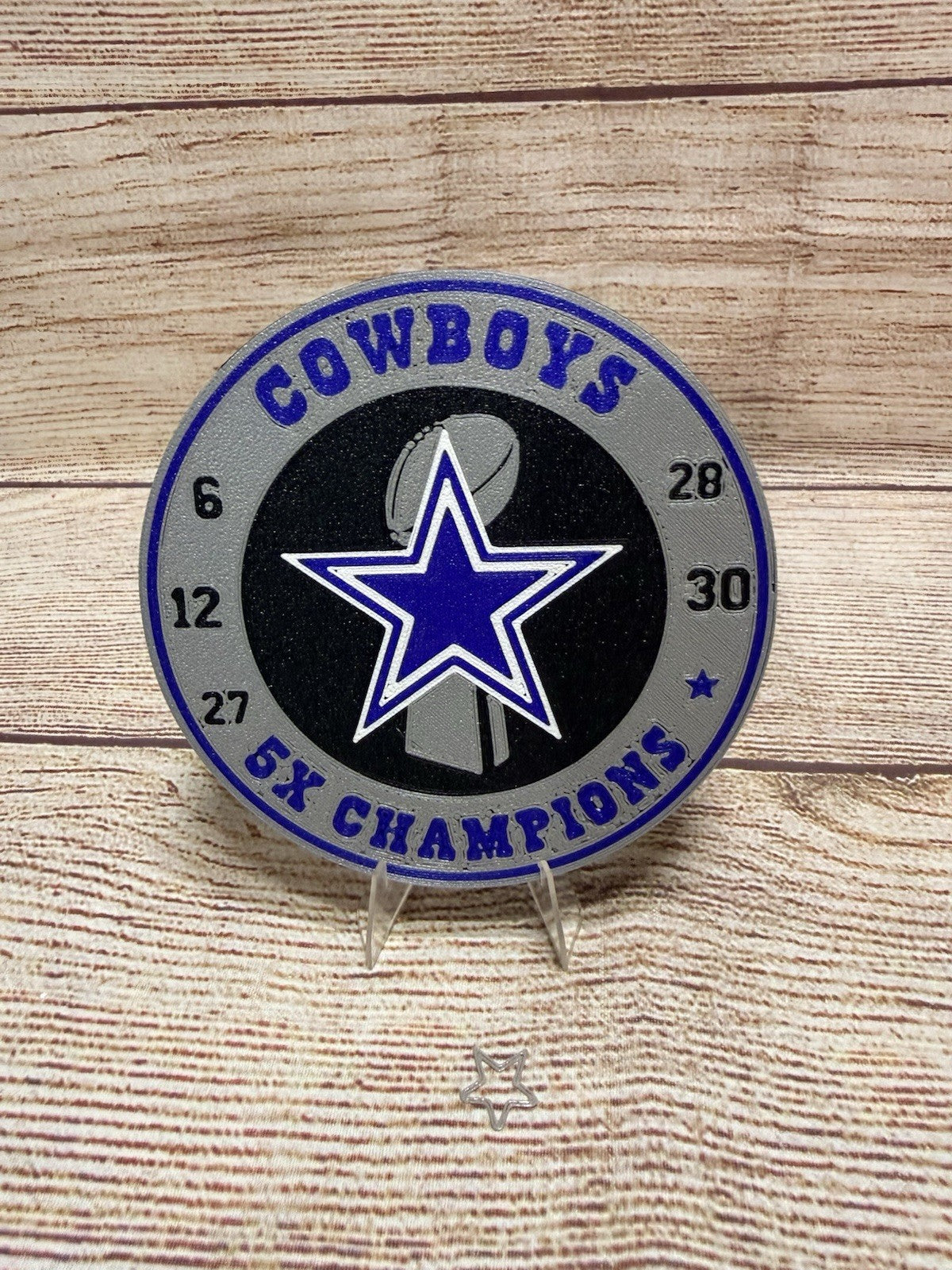 Dallas Cowboys Custom Drink Coasters Set Of 4 With Holder