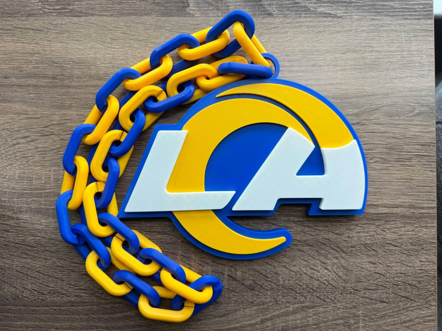 Los Angeles Rams Oversized Necklace, Hype Chain [Made To Order]