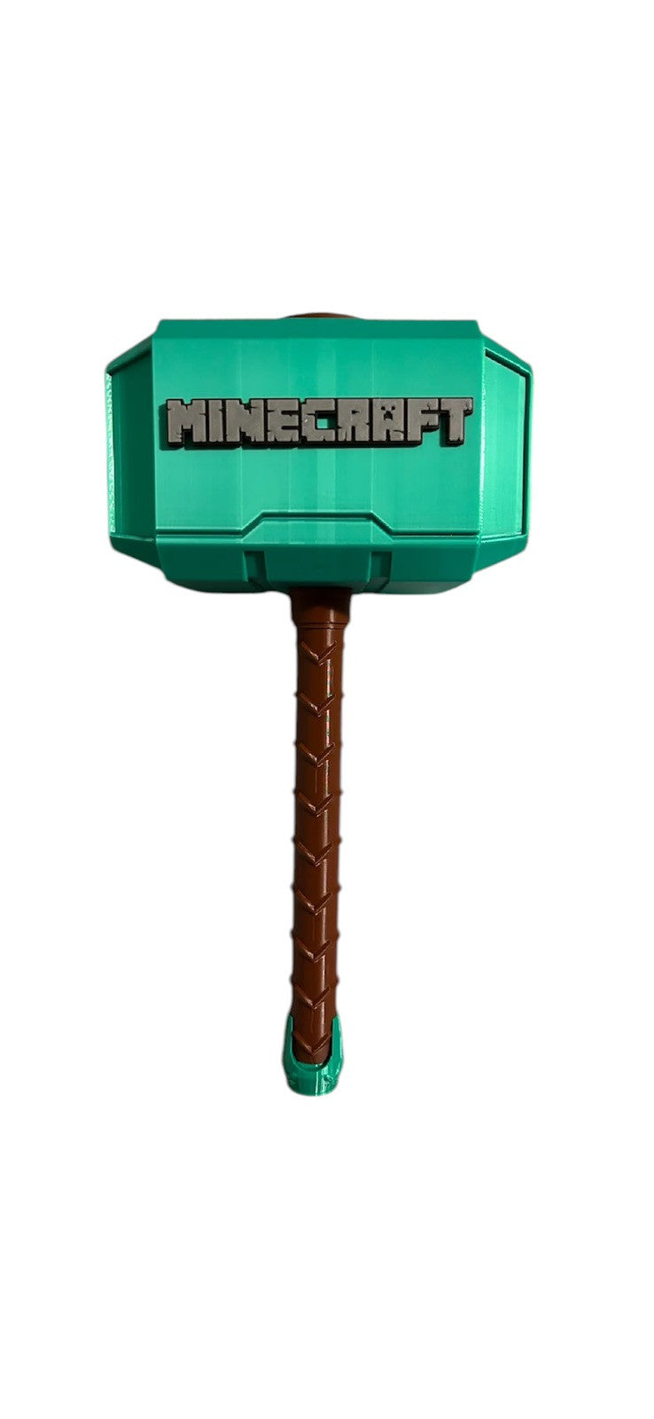 Minecraft Mjolnir Thor's Hammer. Life Size  3D Printed Fan Art. Thor