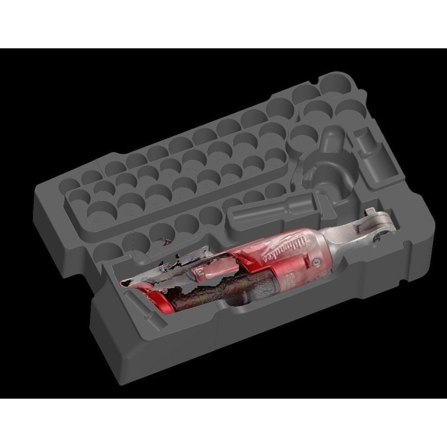 Milwaukee 3/8 SPEED Ratchet+ Socket Packout Insert