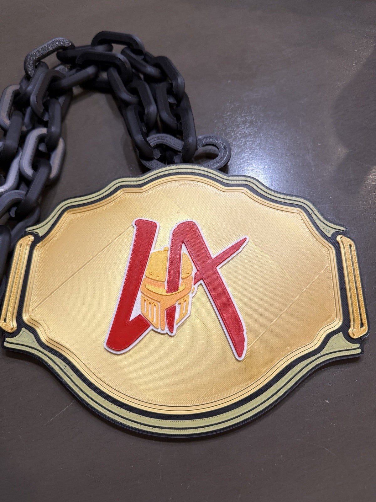 LA Knight WWE championship belt hype fan chain OR desk display!  Pick one!