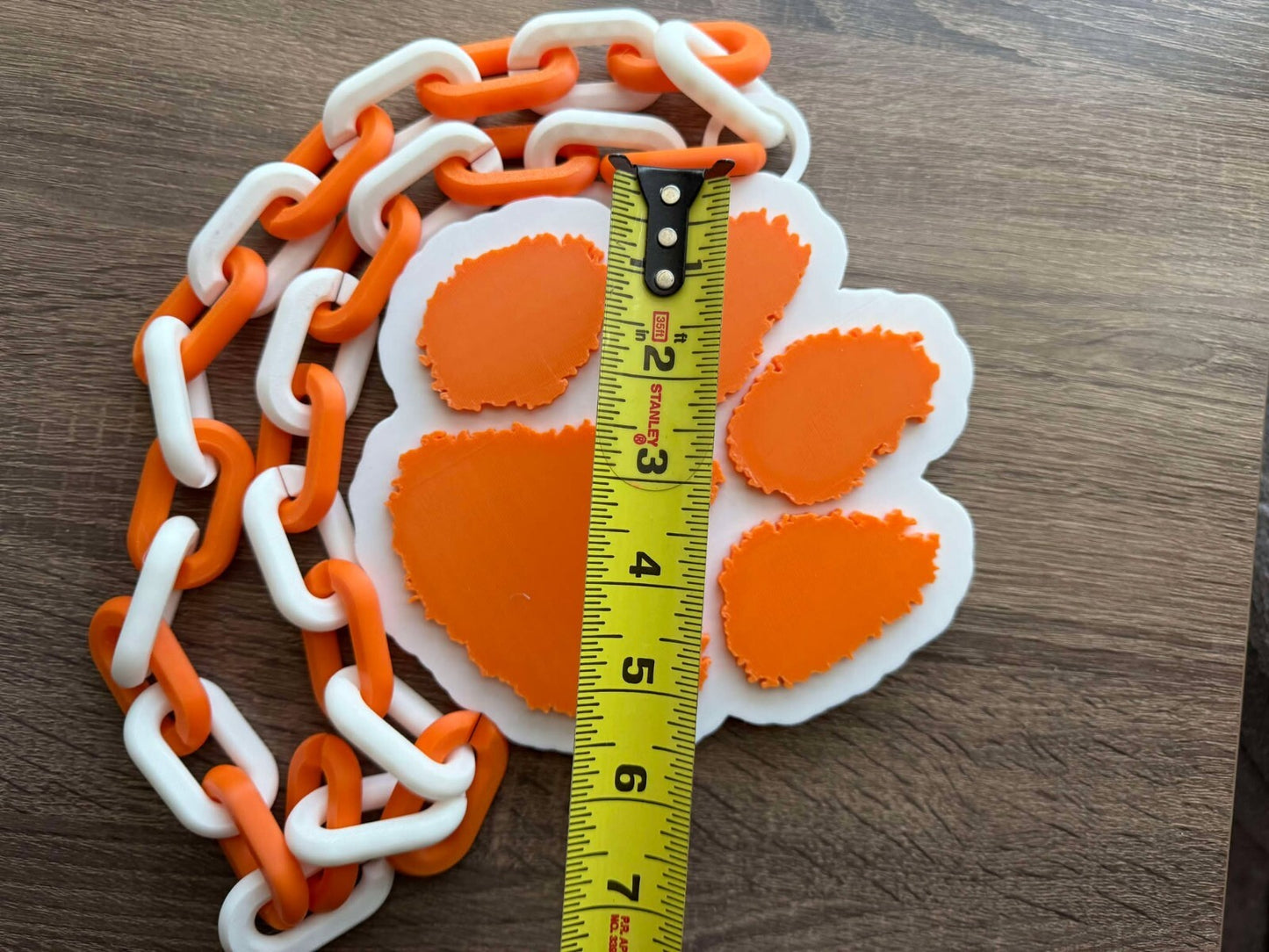 Clemson Tigers Oversized Necklace, Pendant