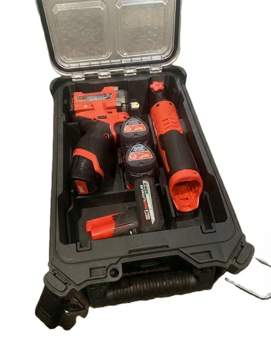 Milwaukee M12 Impact Wrench & M12 Ratchet Insert for PACKOUT (Insert Only)