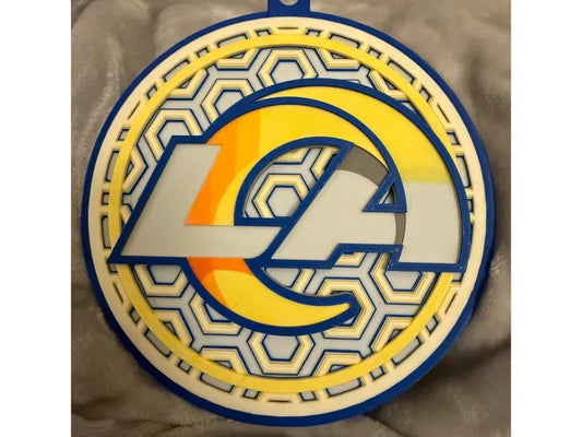 Los Angeles Rams Wall Art Or Display 3D printed Dimensional Mosaic
