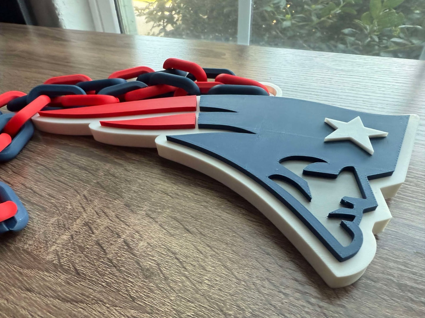 New England Patriots 3D Printed Sports Chain Necklace Hype Chain [Made To Order]