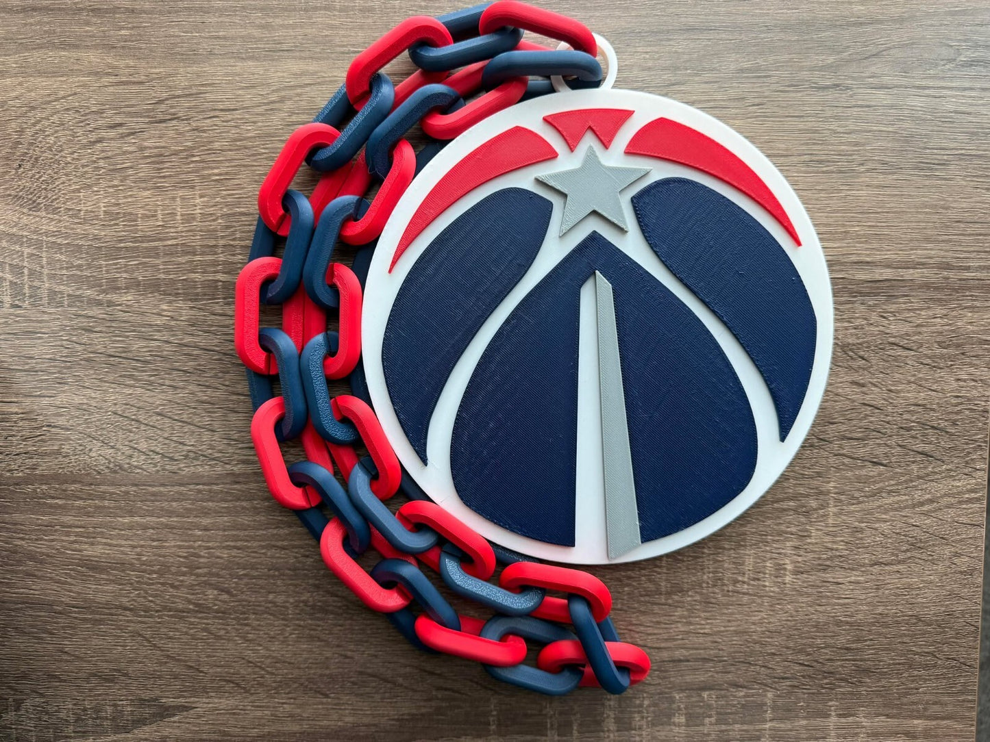 Washington Wizards Oversized Necklace, Hype Chain [Made To Order]