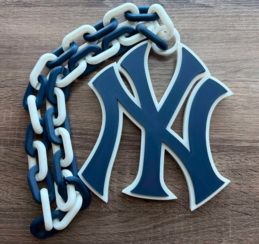 New York Yankees 3D Printed Sports Chain, Necklace [Made To Order]